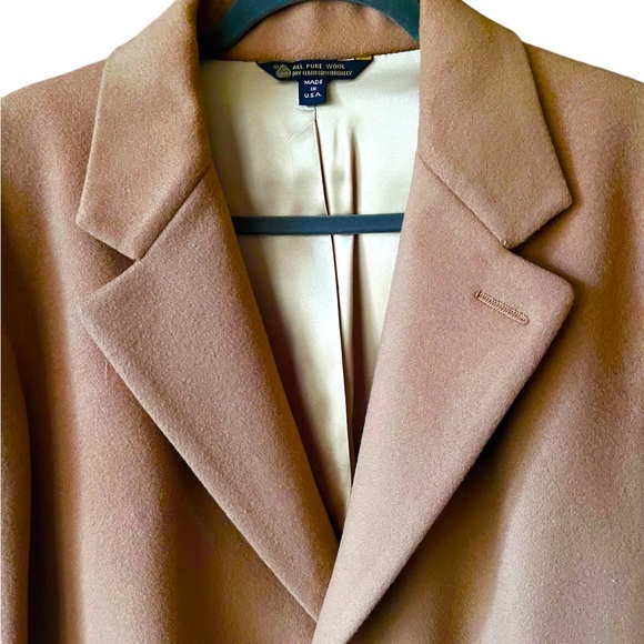 VTG NWT  Redwood & Ross Pure Wool Men’s Trench Coat style. Sz.44L - Picture 4 of 9